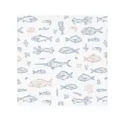 Fish Pattern Seamless Face Towel