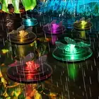 H 10*10Cm Butterfly Floating Light Solar Outdoor Pond Patio Pool Colorful Float