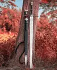 Andruil Sword Lord Of Rings Sword Staider Sword Custom Replica Sword & Scabbard