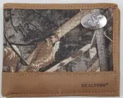 ZEP-PRO Kansas Jayhawks Realtree MAX 5 Camo Bifold Wallet Tin Gift Box