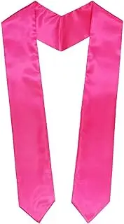 [Tadill] Graduation Stole Honor Stole for Graduation Ceremonies Honor Societies, Rose Red