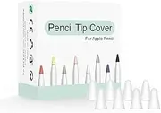 8 Pack Silicone Nibs Tips Cover Compatible for ipad Pencil Tips with Compatible Pencil Apple