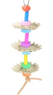 1756 Pansy Trio Bird Toy Foraging Parrot Cage Toys Cages Parakeet Conure Quaker