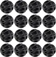 eMagTech 50PCS Bio Porous Filter 16mm Biochemical Ball Filter Media Water Filter Material with Cotton for Fish Tank Pond Aquarium Filter Accessories