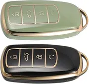 Cabilock 2pcs Key Fob Housing Replacement Keyless Entry Shell Car Key Shell Case Key Fob Protector