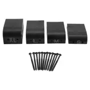 Guitar Floating Tremolo Blocks 4 Sizes Wood Guitar Floating Tremolo Wedge Multifunctional String Changing Tools Black