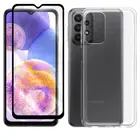 Tempered Glass Screen Protector TPU Case for AT&T Samsung Galaxy A23 5G SM-A236U