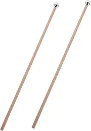 ifundom 2pcs Percussion Sticks For Xylophone: Metal Head Mallets With Short Handle - Ethereal Drumstick Percussion Drumstick For Chime