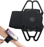 Armband Cell Phone Holder | Running Phone Holder Armband - 360 Degree Rotatable Forearm Armband for Jogging Hiking Biking, Cell Phone Armband Case Running Holder