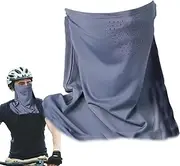 Glugahrif UV Face Cover, Sun Protection Cover, Breathable UV Face Protection Cover, Cooling Face Shield with Ear Loops, Sun Protection Shield for Summer