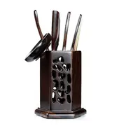Home Decoration Ebony Wood Tea Set tea Tray Accessories Tea Clip