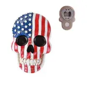 NEW! USA US Flag Skull DOD 10841 Fridge Magnet America Bottle Opener Beer Gift