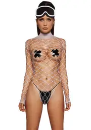 Ice The Damned Fishnet Bodysuit