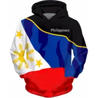 在飛比找蝦皮購物優惠-菲律賓定制國旗連帽衫菲律賓國旗夾克