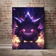 Monster Night Elf Gengar peripheral posters modern room decoration 55x80cm H