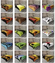 Ambesonne Silhouette Flat Sheet Top Sheet Decorative Bedding 6 Sizes