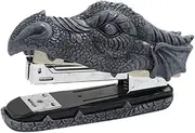 Sewroro Sturdy Resin Craft Stapler Unique Dragon Design Paper Stapling Tool for School Office Home
