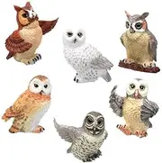 Owls Collectible Figurine, Set of 6