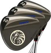 Forged Golf Wedge CNC Milled for Right Hand Men Golf Sand, Pitching, Lob Wedge High Spin Golf Wedge Set Precision CNC Milled Clubface