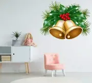 3D Christmas Bell A007 Christmas Wallpaper Murals Wall Print Wall Sticker Zoe