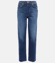[Re/Done] Re/Done High-rise straight jeans 26 blue