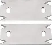2 Pcs Edge Trimmer Scraper, Carbon Steel Blades for Manual Edge Trimmer, Woodworking Deburring Tool Blades Replacement with Thickened Design
