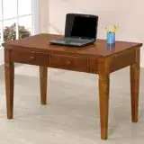在飛比找遠傳friDay購物優惠-《Homelike》秋孝4尺實木書桌 辦公桌 工作桌 書桌 