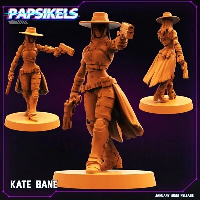 Kate Bane | Cyberpunk | Papsikels | 32mm Scale