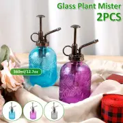 2Pcs Glass Plant Mister 360ml Plant Spritzer with Top Pump Fine Mist guvXF