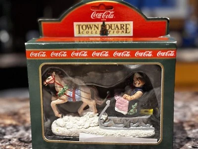 COCA-COLA TOWN SQUARE COLLECTION - SLEIGH RIDE 1994 - NIB