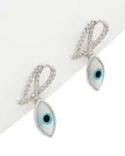 Diana M 14K 0.30 ct. tw. Diamond Evil Eye Earrings