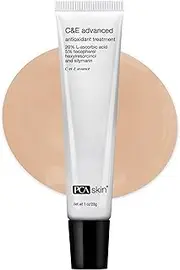 PCA SKIN Vitamin C & E Advanced Antioxidant Treatment - Anti Aging Hydrating Face Serum for Dark Spots, Fine Lines & Wrinkles (1 oz)