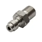 Filled Nipple Kit Quick Stainless Steel 1/8 BSPP 1/8 NPT Connection Head M10
