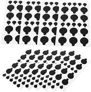 SEWACC 10sheets Self-Adhesive Blackout Stickers for Cameras and Electronics Dimming Stickers for Routers Tvs More Easy to Cut Non-damaging Design