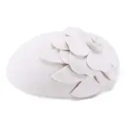 Flower Womens Dress Fascinator Wool Pillbox Hat Party Wedding A083 Ivory