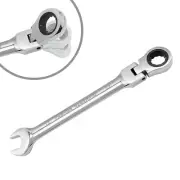 12mm Flex-Head Ratchet Wrench Metric Ratcheting Wrench Spanner Reversible Rat...
