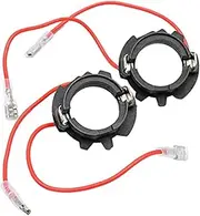 1 Pair H7 LED Headlight Bulb Adapter Socket Holder Retainer H7 Bulb Base Bracket Mounting Clips, for Golf, for V GTI C/addy Car Headlight Mounting Bracket