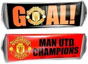 Manchester United FC Official Fanbana Football Banner (UK Size: One Size) (Red/Black)