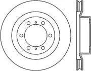 StopTech for 15-17 Lexus GX Front Slotted Left Cryo Rotor (for: Lexus)
