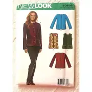S0602 New Look Sewing Pattern Jackets or Vests with Contrast Sleeves Sizes 10-22