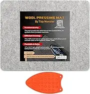 Tidy Monster 17'' x 13.5'' Wool Ironing Mat for Quilting, 100% Wool from New Zealand, Portable Felted Wool Pressing Mat