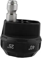 Kisangel Multifunctional 6-in-1 Spray Nozzle for Car Wash High Pressure 4000 Psi 0-40° Angle Adjustment Quick Disconnect Garden Sprayer