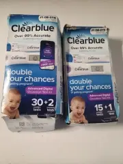 Clearblue Advanced Digital Ovulation Pregnancy Test Kit 48 Bundle Lot 2026-2027