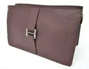 Leather Wine Red - Toiletry Bag Compact Quality - Bellissima Creation Solingen