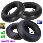 2/4X Inner Tube Tire Bent/Straight Valve for Trolley Cart Mower Wheelbarrow ATV