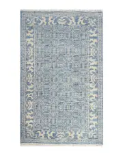 Bashian Artifact Delphi Denim Wool Area Rug