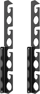 Fishing Rod Holder - Acrylic Wall-Mount Rod Rack for 8 Fishers Poles | Hunting Bar Storage Solution for Organizing Tool, Outdoor Gear Display, Home, Garage, Tidy Fishings Equipment Management