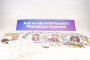 Polaroid Photo Magic Mobile Hanging Camera Store Advertisement NOS Vintage V28