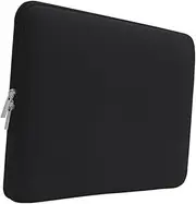 SEWACC Portable Laptop Storage Bag Soft Lining Wear Resistant Notebook Handbag Shock Resistant Pouch for Organizing Computers Compatible with MacBook Black