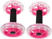 GANAZONO 2Pcs Ab Roller Wheel Abdominal Exercise Equipment for Core Workouts at Home Dual Wheel Design for Enhanced Stability for Men and Women Fitness